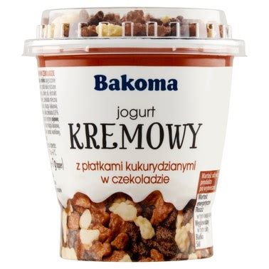 Bakoma Jogurt Kremowy Z P Atkami Kukurydzianymi W Czekoladzie G