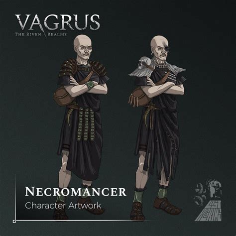 Character Artwork Necromancer Vagrus The Riven Realms By Lost