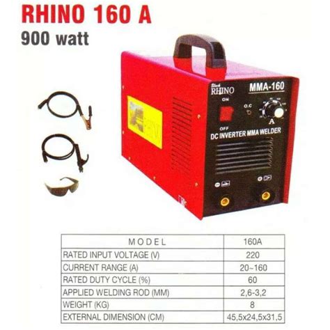 Promo Mesin Las Inverter Mma Rhino A Trafo Las Rhino A Diskon