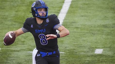 Smu Qb Tanner Mordecai Says Hes Transferring To Wisconsin Inter