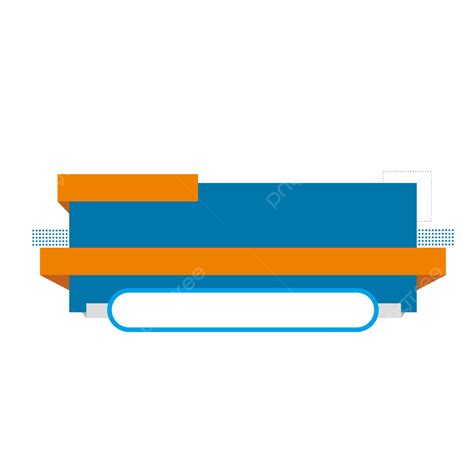 Banner De Forma Azul Y Naranja Vector PNG Forma Venta De Pancartas