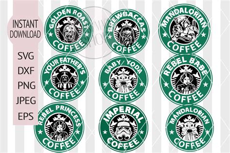 Disney Starbucks Svg Mickey Mouse Starbucks Minnie Mouse Starbucks Sv Main St Magic Shop