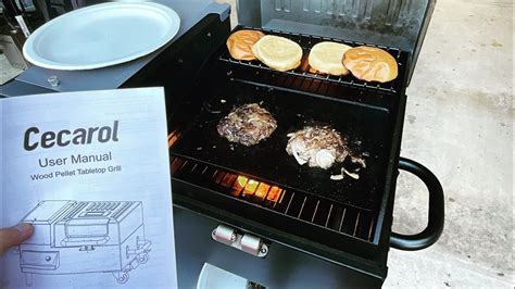 Cast Iron Seared Onion Smash Burgers On The Cecarol Portable Wood