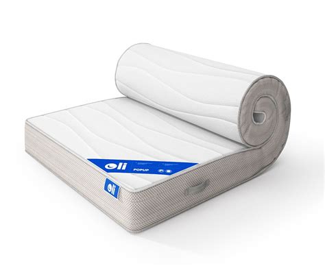 Oli Matelas Popup 90x190 Cm Technologie Mousse Hybride Parfait