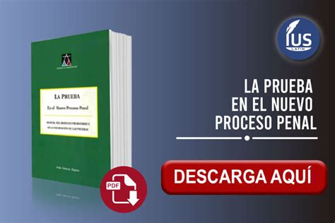 La Prueba En El Nuevo Proceso Penal Ius Latin