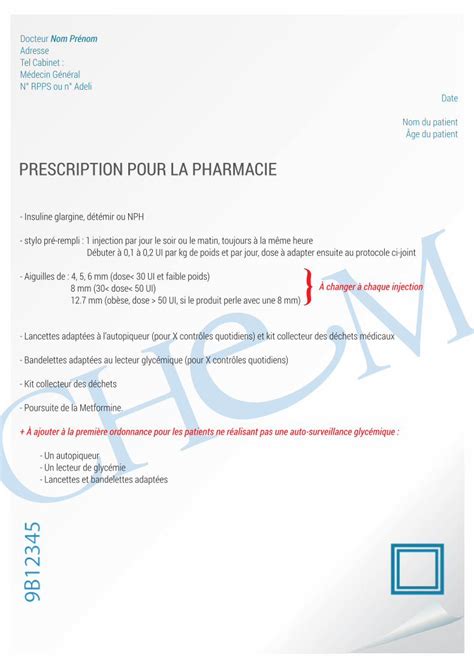 PDF PRESCRIPTION POUR LA PHARMACIE E Dpc Fr Protocole De