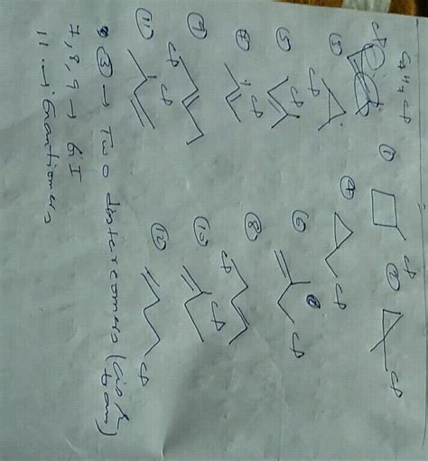 How Many Total Number Of Structural Isomer Are Possible Ch Ci Having