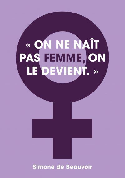 Simone de Beauvoir On ne naît pas femme on le devient CID