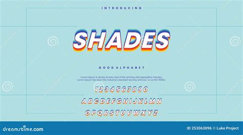 Shades Vector Font Alphabet Stock Vector Illustration Of Fashion