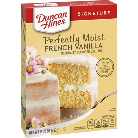 Duncan Hines Signature French Vanilla Cake Mix 1825 Oz Shipt