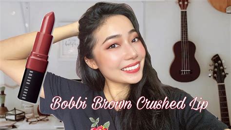 Bobbi Brown Crushed Lip Color Cranberry Swatch And Review You Need This 迷恋轻吻唇膏试色分享 Youtube