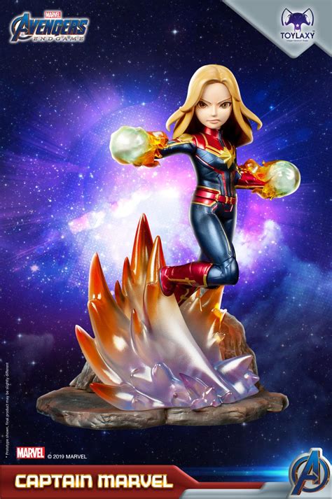 Marvel S Avengers Endgame Premium PVC Captain Marvel Figure TOYLAXY