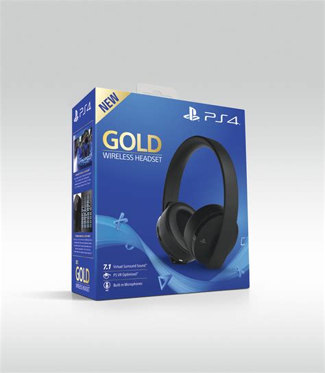 Ps4 Gold Wireless Headset Ps4 In Stock Buy Now At Mighty Ape Nz