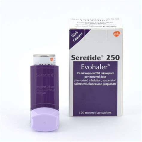 Buy Seretide 250 Evohaler Salmeterol Fluticasone Inhaler Dock Pharmacy