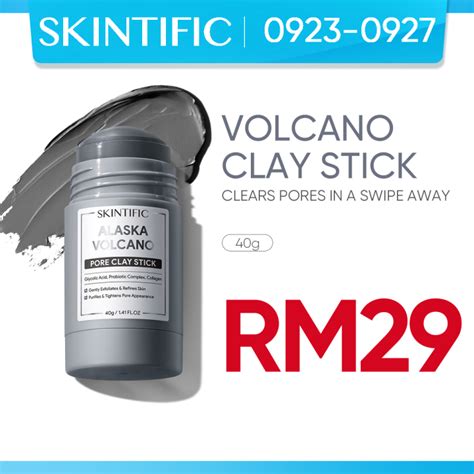 Skintific Alaska Volcano Clay Deep Pores Cleansing Clay Mask Stick G