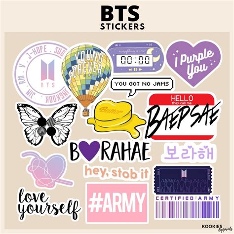 [𝐊𝐩𝐨𝐩 𝐒𝐭𝐢𝐜𝐤𝐞𝐫𝐬] BTS - waterproof stickers | Shopee Philippines