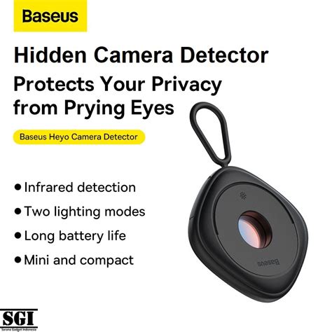 Jual Baseus Hidden Spy Camera Detector Heyo Alat Pelacak Kamera