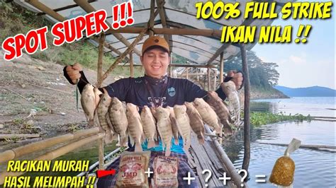 Spot Super Mancing Sebentar Pake Umpan Ini Pesta Strike Ikan Nila