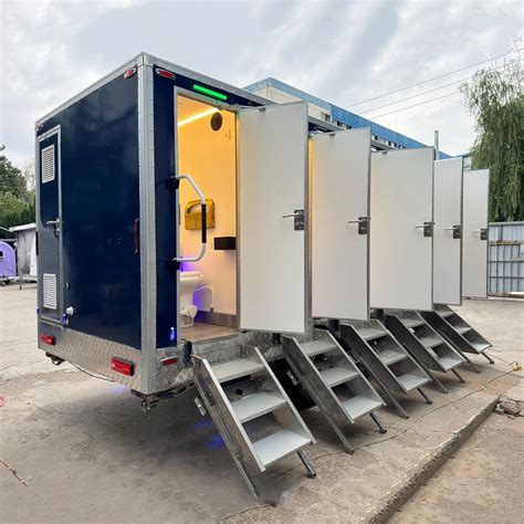 5-Station Restroom Trailer - GOEASY