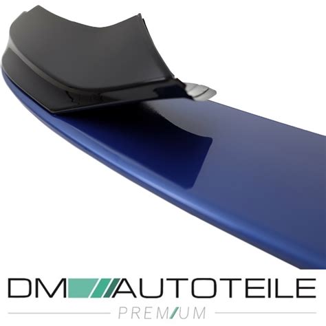 Set Gloss Black Blue Bi Colour Front Spoiler Sport Performance