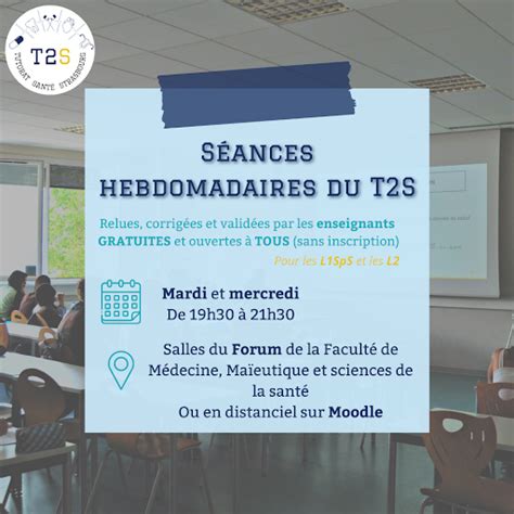 Calendrier Des Séances Hebdomadaires Et Groupe De Tutorat Du S1 2022