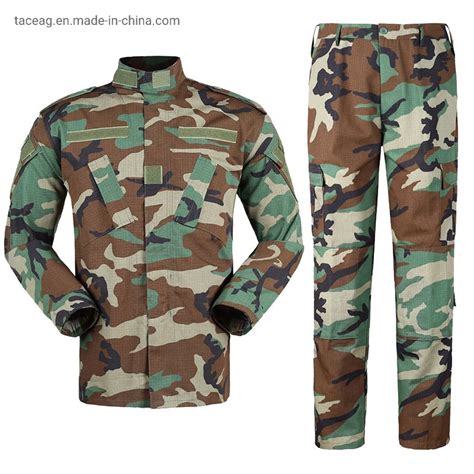 Custom Acu Uniform Camouflage Ripstop Army Combat Tactical Clothing