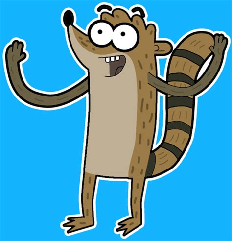 How To Draw Rigby Cartoon