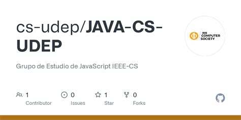 GitHub Cs Udep JAVA CS UDEP Grupo De Estudio De JavaScript IEEE CS