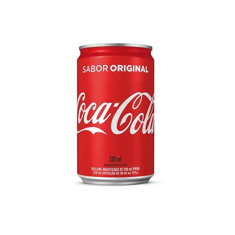 Refrigerante Coca Cola Mini Tradicional Lata 220 Ml Bellavia Jardim