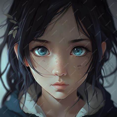 Premium Photo Enchanting Gaze The Alluring Eyes Of An Anime Girl Ai