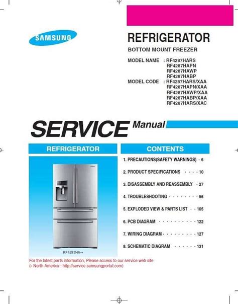 Exploring The Parts Diagram Of Samsung Rf4287hars Xaa