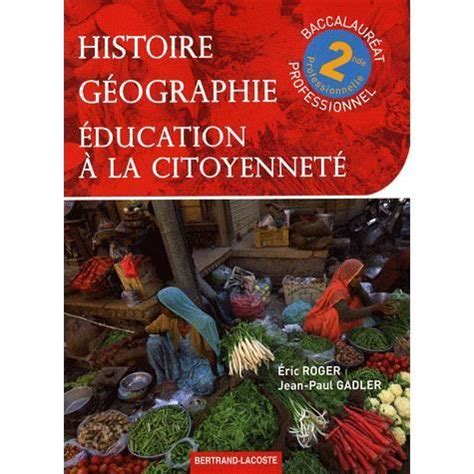 Histoire Géographie Education à la citoyenneté 2de Cdiscount Librairie