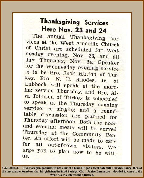 1960 020 L ABTW Thanksgiving Stan Dilemma Stan Paregien Flickr