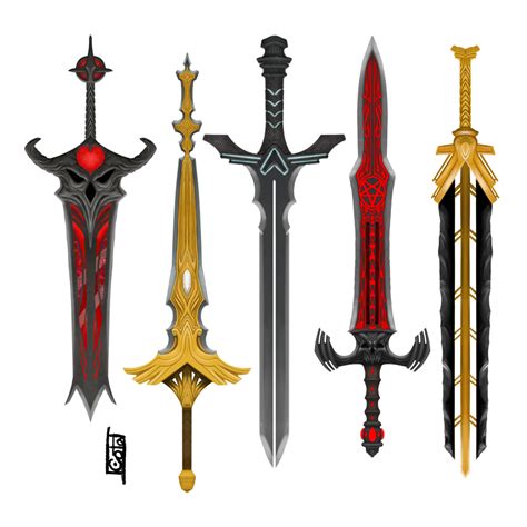 ArtStation - Concept Art - Fantasy Swords