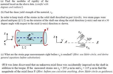 [solved] Torque Vs Angle Of Twist Data For A Soli Solutioninn