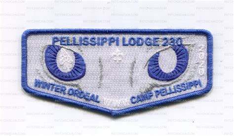 Winter Ordeal Pellissippi Lodge Flap On Patchscan