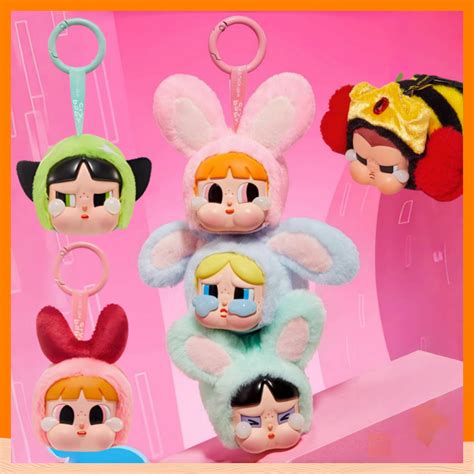 In Stock Crybaby Powerpuff Girls Vinyl Face Plush Popmart Doll