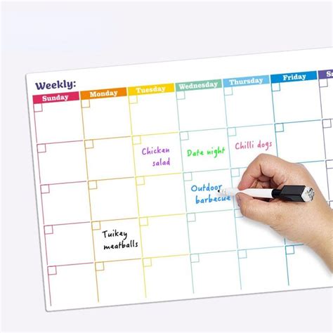 Buy List Work Plan Magnetic Whiteboard Weekly Planner Fridge Stickers