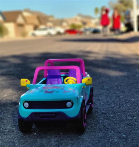 Hot Wheels Barbie Rc Suv And Stickers Battery Powered Toy Truck Fits Barbie Dolls Macy S