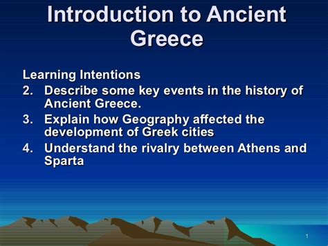 Introduction To Ancient Greece Powerpoint