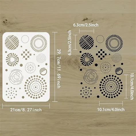 dot circular stencil mandala dot painting stencil plastic temu