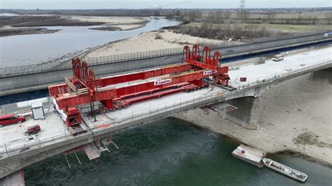 Fagioli Conclude La Manutenzione Del Ponte Sul Po Con La Straordinaria