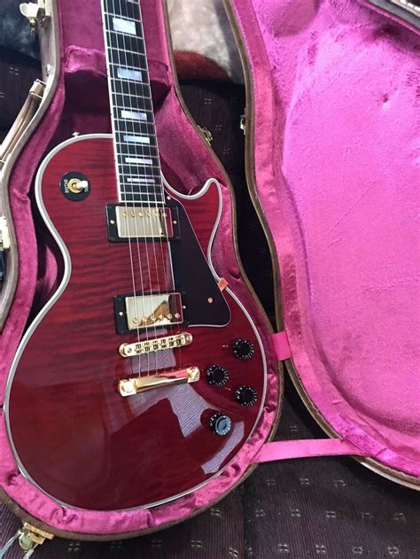 Gibson Les Paul Custom Custom Shop Wine Red Mint Condition Open Box · 369900 Les Paul