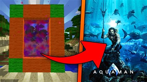 Minecraft Como Hacer Un Portal A La Dimension De Aquaman Como Hacer