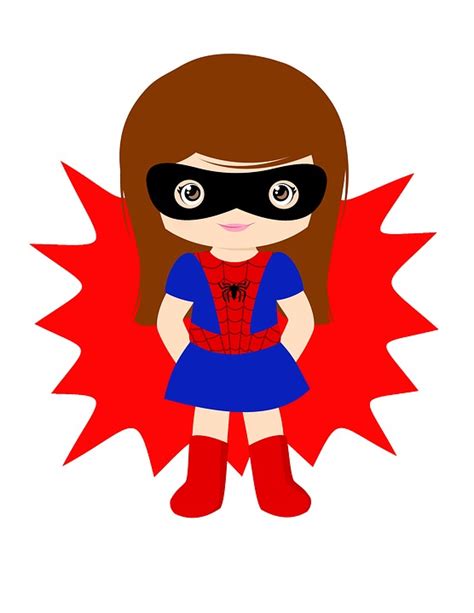 Spider Girl Clip Art