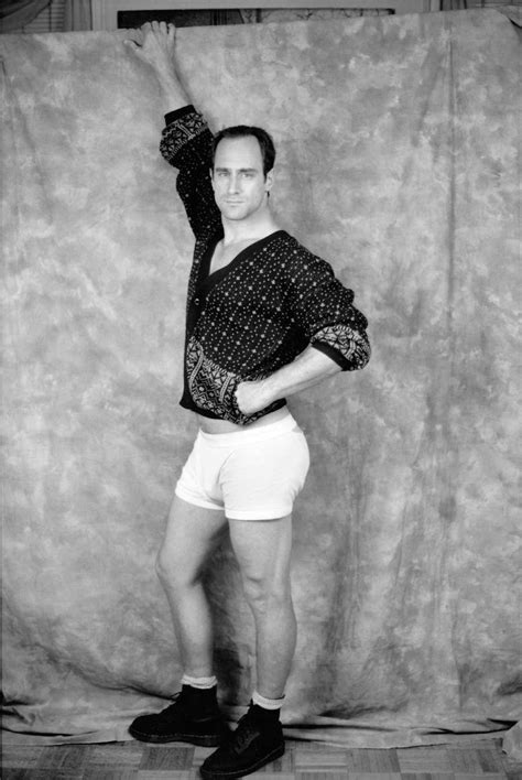 Christopher Meloni Is The T That Keeps Giving Throwback Photoshoot