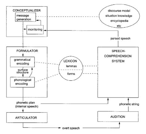 A Blueprint For The Speaker Levelts 1989 Model Of Speech Production