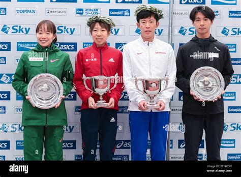 Tokyo Japan 15th Oct 2023 L R Mao Ichiyama Yuka Suzuki Naoki