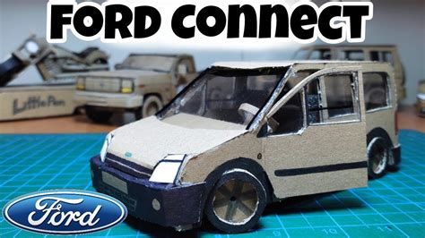 Kartondan Ford Connect yapımı how to make car from cardboard