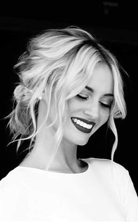 Casual Loose Hairstyle Ideas For 2016 Short Wedding Hair Medium Hair